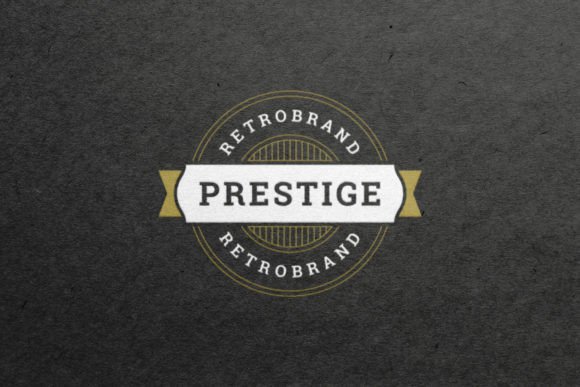 Download Minimalist Round Retro Logo Design - Retro logo Collection