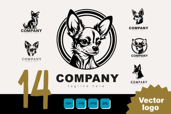 Download Chihuahua Dog Logos. Vector Chihuahua Si - Premium Resources